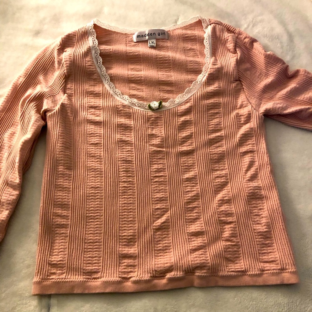 🌻Madden Girl Cropped Sweater SizeL-XLl